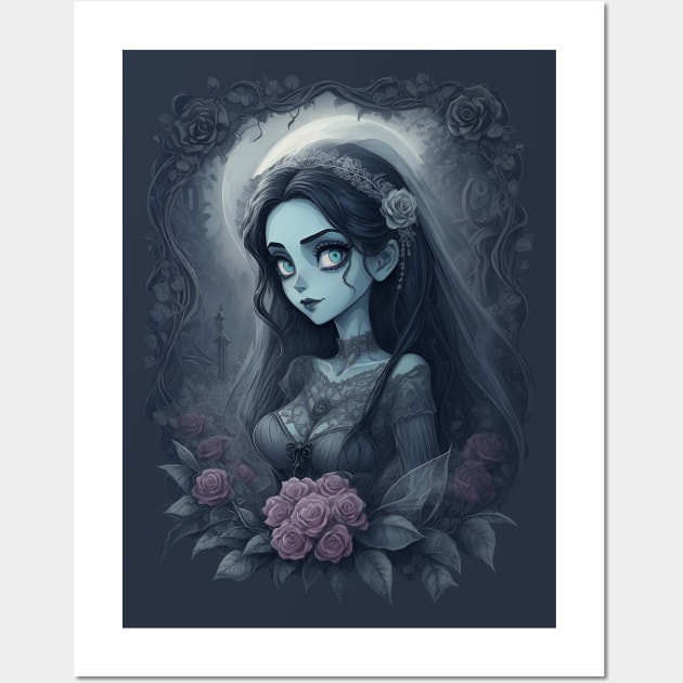 Corpse Bride Art Wall Art by Selene’s Designs